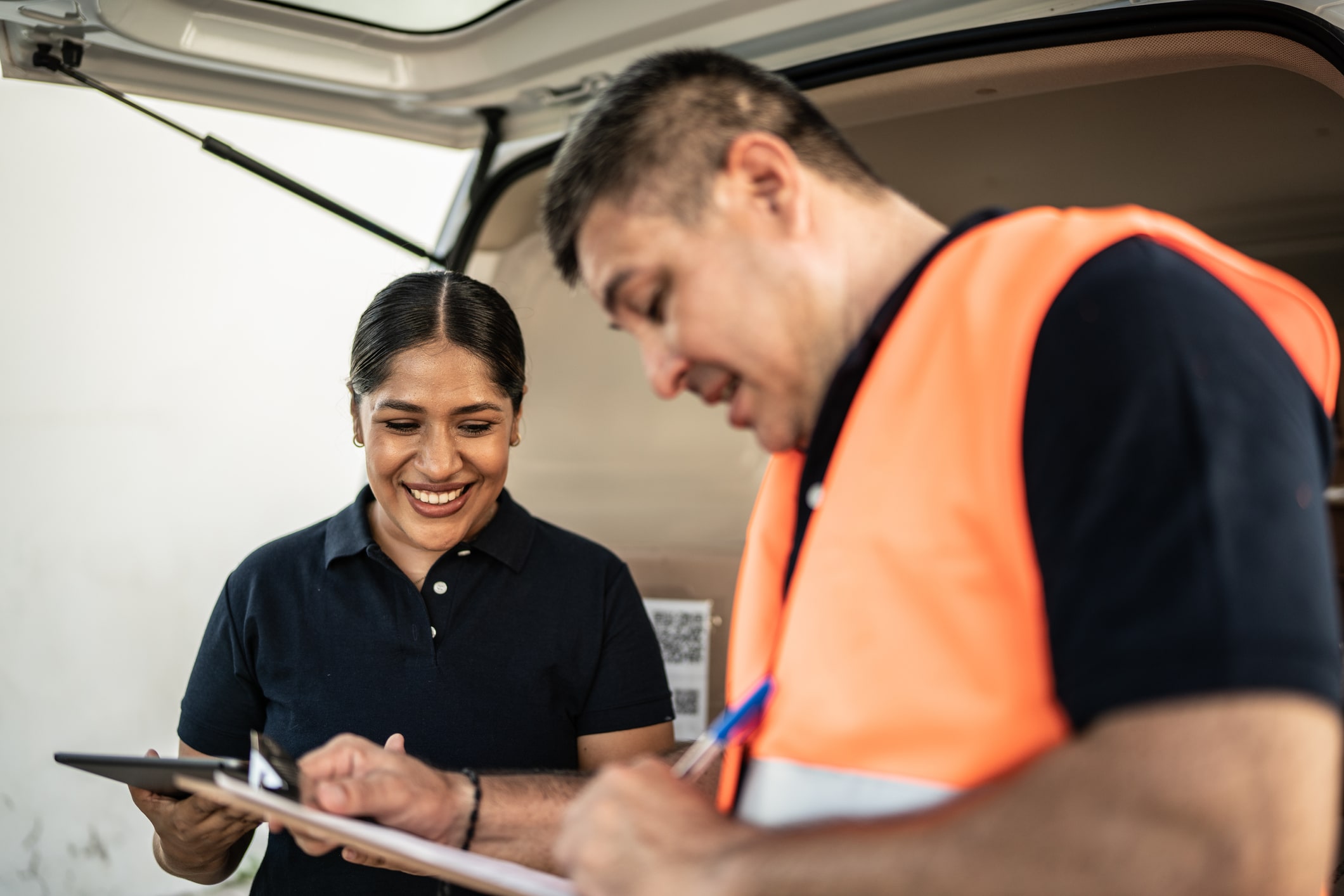 LCV Van with people min